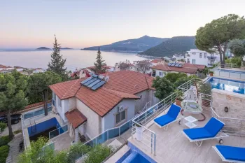 Unobstructed sea view villa in Kalamar Kalkan